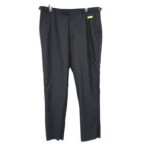 Knot Standard Black Dress Tuxedo Style Pants Waist 36 Unhemmed NWOT